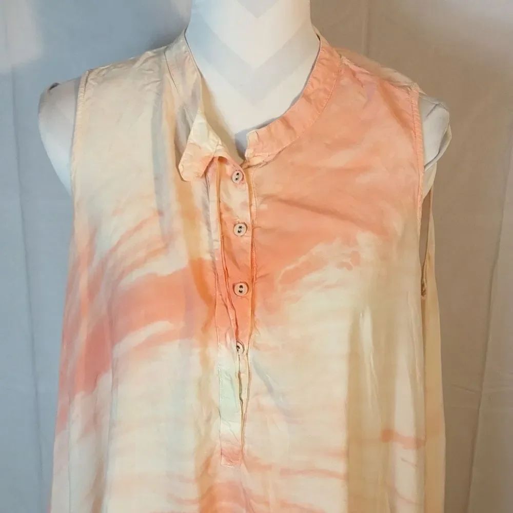 Johnny Was Asymmetrical Tunic Top - Picture 2 of 7
